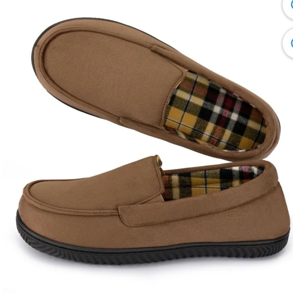 Rock dove Men's Brown Slip-On Loafers with fennel Lining